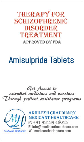Amisulpride Tablets price in Latin America, Russia, UK and USA.