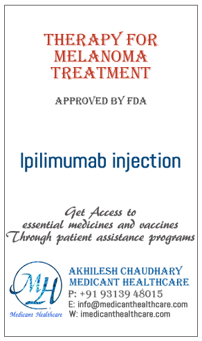 Ipilimumab injection price in Latin America, Russia, UK and USA.