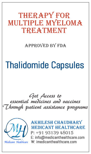 Thalidomide Capsules price in Latin America, Russia, UK and USA.