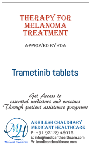 Trametinib tablets price in Latin America, Russia, UK and USA.