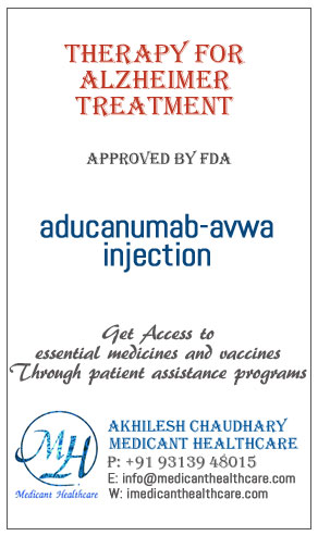 aducanumab-avwa injection price in Latin America, Russia, UK and USA.