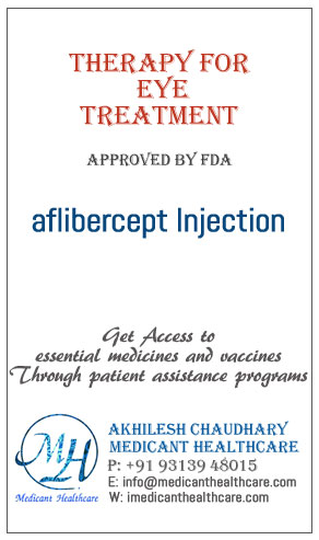 aflibercept for Injection price in Latin America, Russia,UK & USa