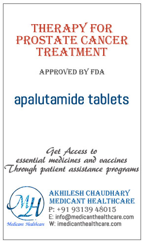 apalutamide tablets for oral use price in Latin America, Russia, UK & USA
