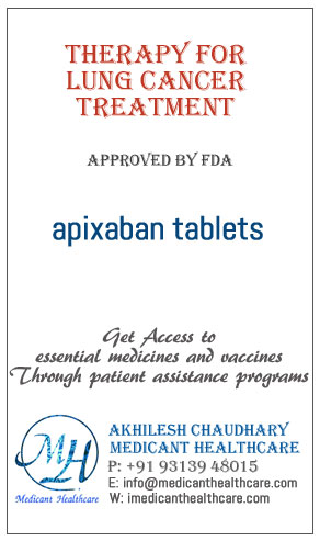 apixaban tablets price in Latin America, Russia, UK and USA.