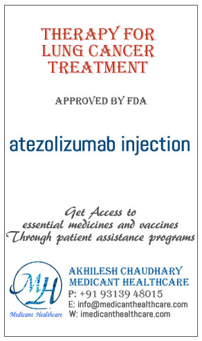 atezolizumab injection price in Latin America, Russia, UK and USA.