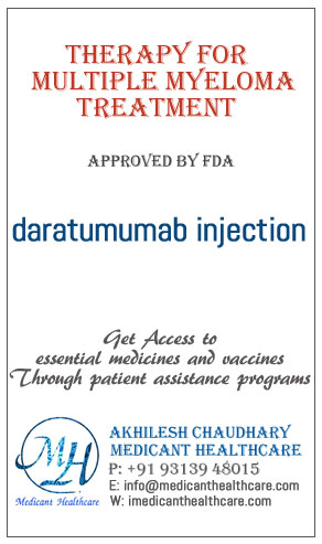 daratumumab injection price in Latin America, Russia, UK and USA.