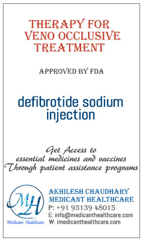 defibrotide sodium injection price in Latin America, Russia, UK and USA.