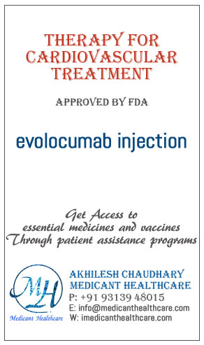 evolocumab injection price in Latin America, Russia, UK & USA