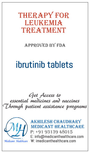 ibrutinib tablets for oral use price in Latin America, Russia, UK and USA.