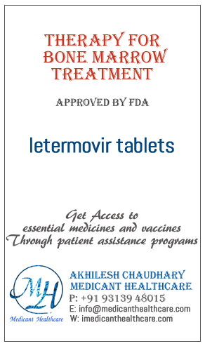 letermovir tablets price in Latin America, Russia, UK and USA.