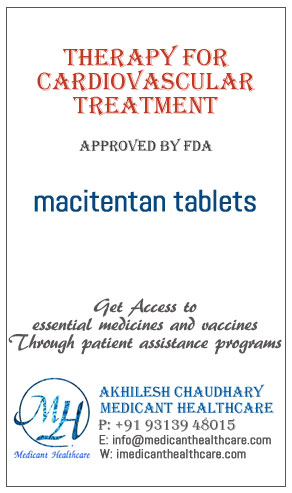 macitentan tablets for oral use price in Latin America, Russia, UK & USA