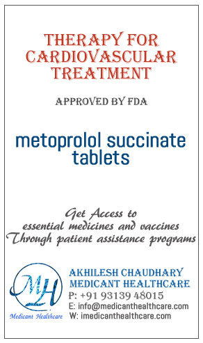 metoprolol succinate tablets price in Latin America, Russia, UK & USA