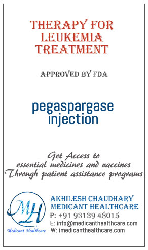 pegaspargase injection price in Latin America, Russia, UK and USA.