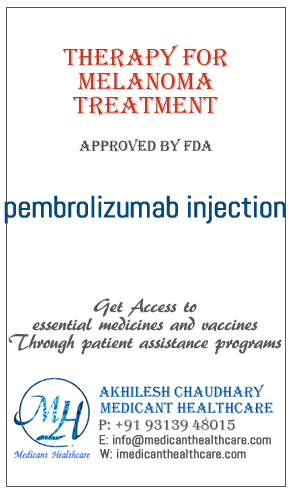 pembrolizumab injection price in Latin America, Russia, UK and USA.