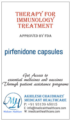 pirfenidone capsules price in Latin America, Russia, UK & USA