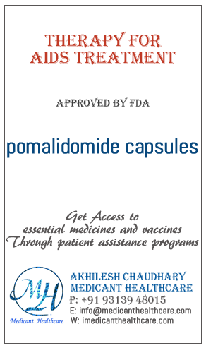 pomalidomide capsules price in Latin America, Russia, UK and USA.