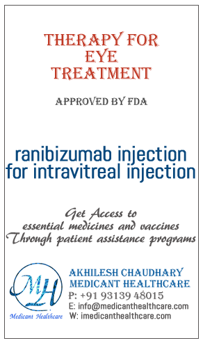 ranibizumab injection for intravitreal injection price in Latin America, Russia, UK and USA.