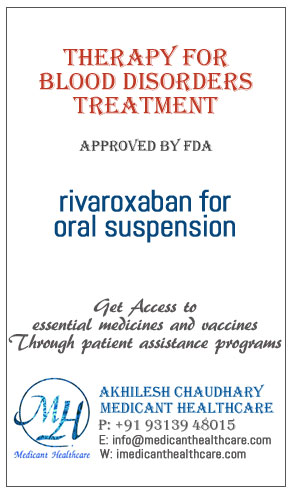 rivaroxaban for oral suspension price in Latin America, Russia, UK & USA