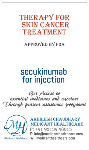 secukinumab for injection price in Latin America, Russia, UK & USA