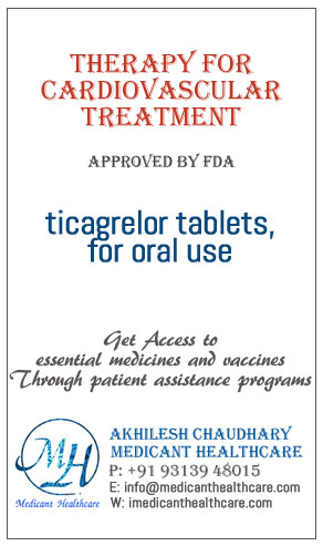 ticagrelor tablets for oral use price in Latin America, Russia, UK & USA